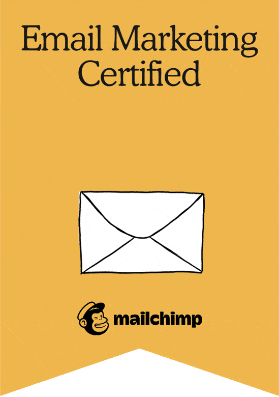 MailChimp Email Marketing Certified Badge
